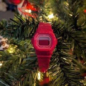 Casio Vibrant Red Smartwatch